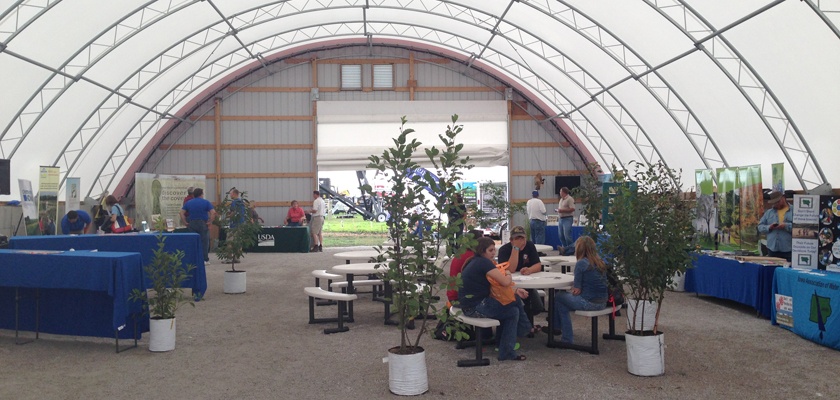 Farm Progress show: see accu-steels fabric covered buildings in person