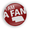 I AM AFAN Nebraska button image