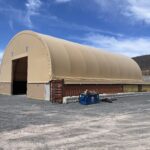 mining facility, fabric covered mining building, accu-steel fabric covered buildings, limestone quarry storage